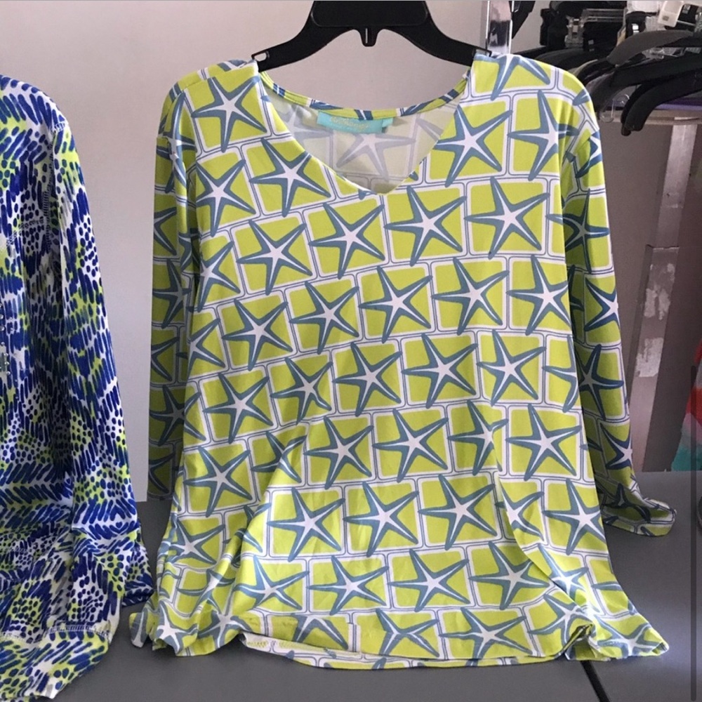 Colorful Long Sleeve Tops - Picture 2 of 9